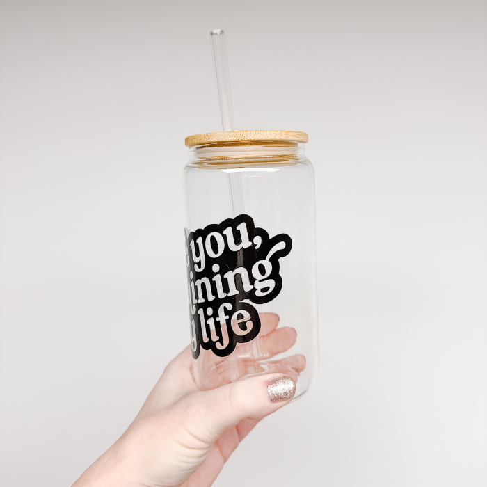 I Love You - 16oz "Beer Can" Glass