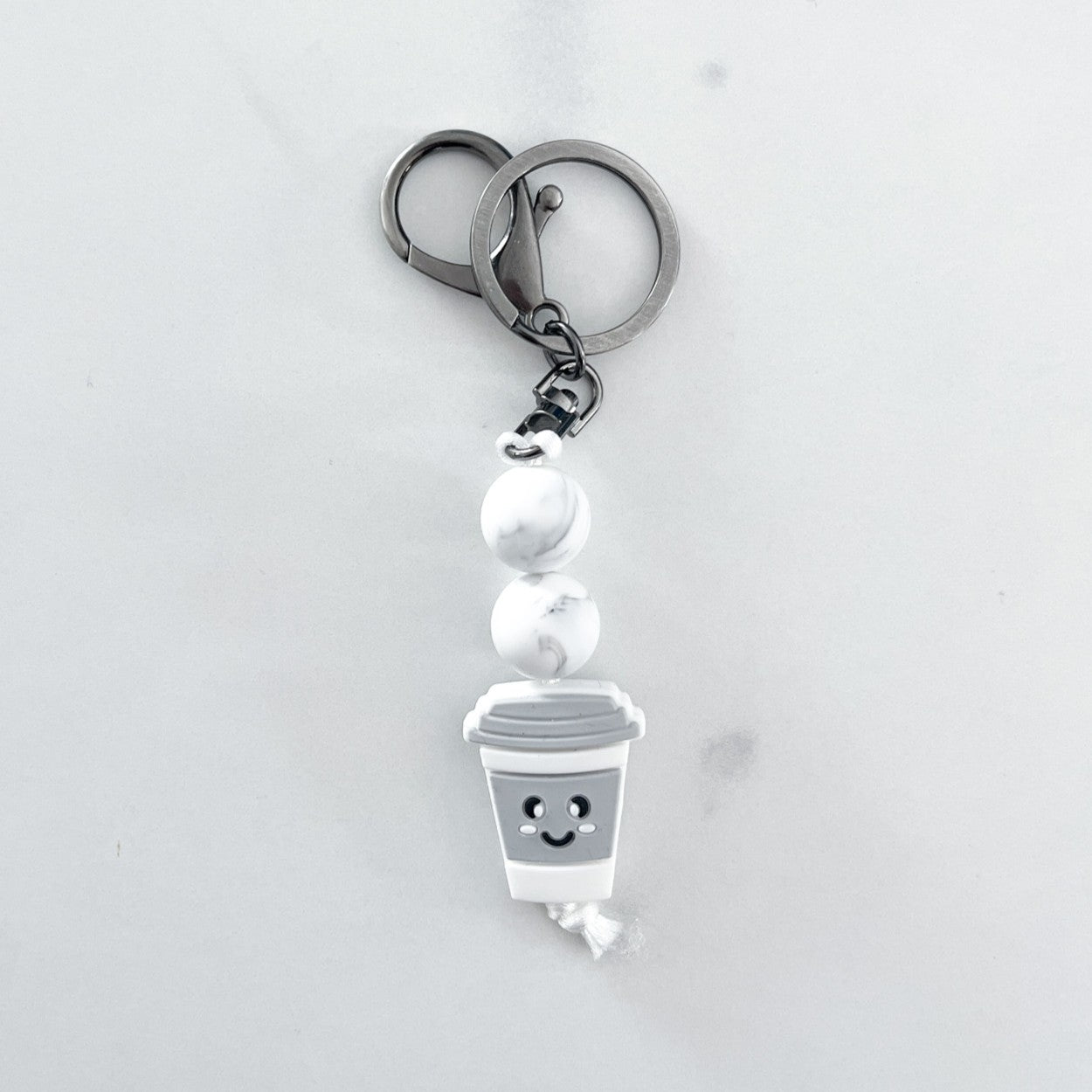 Coffee Makes Me Happy Keychain