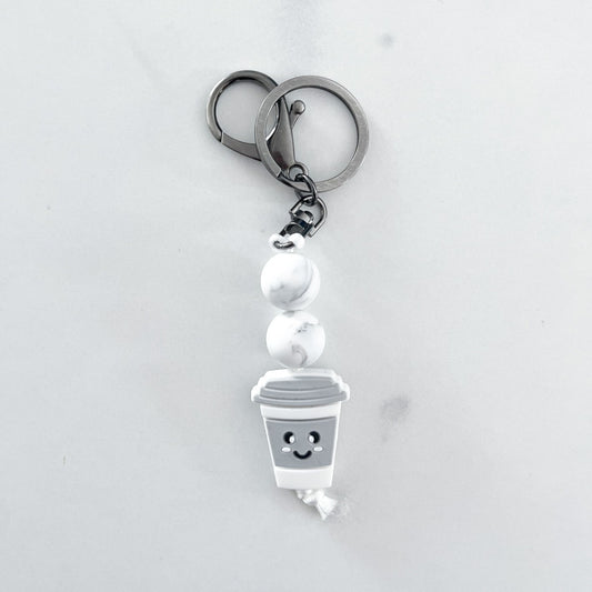 Coffee Makes Me Happy Keychain