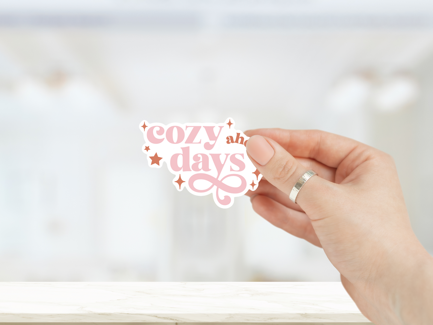 Cozy Days Ahead Sticker