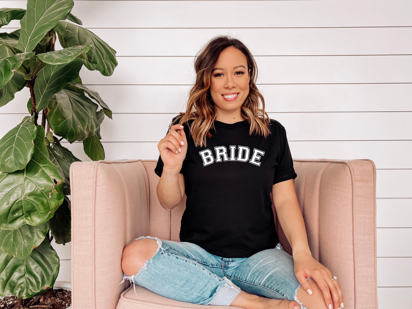 Varsity Bride T-Shirt - Black